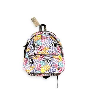 No Boundaries Vibrant Checkered Kids Backpack